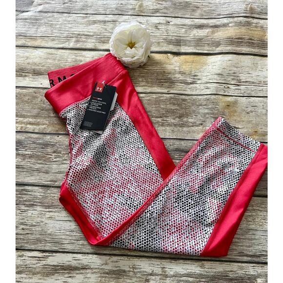 NWT UNDER ARMOUR CROP LEGGING-MEDIUM - Picture 2 of 14